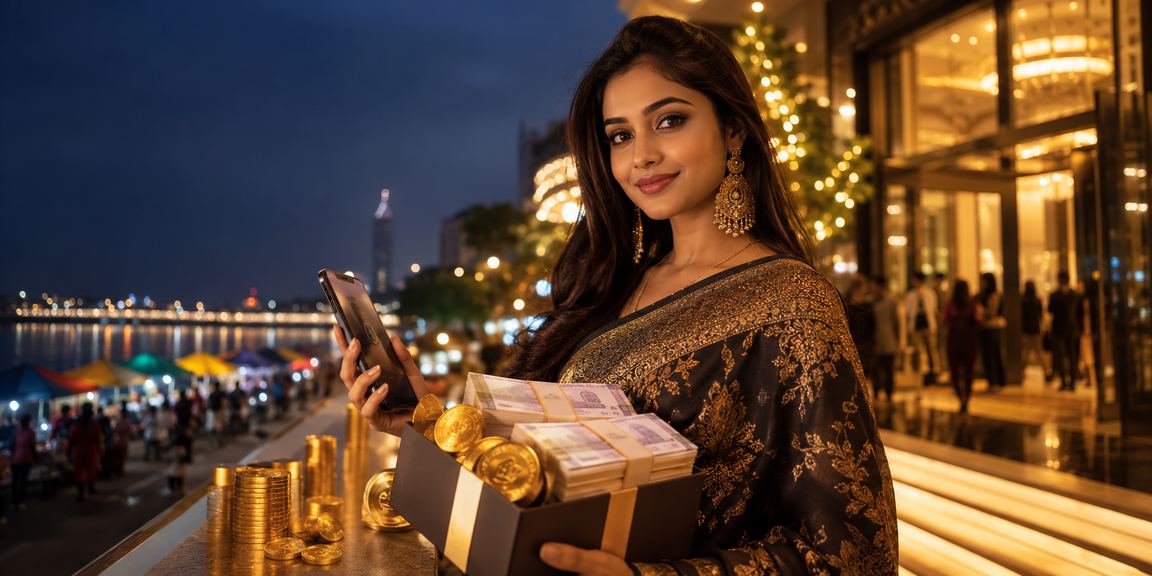 বরিশালে ভিআইপি বোনাস টাকা পাওয়ার আনন্দ উদযাপন করছেন একজন সদস্য